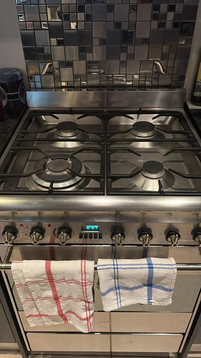 Stove repair work